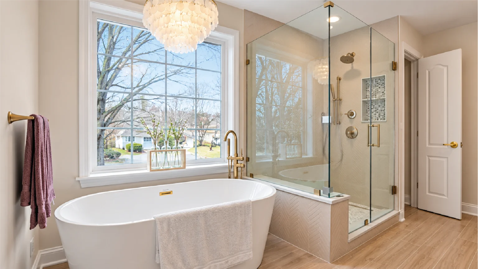 After — Master Bath Remodel · Rockville, MD